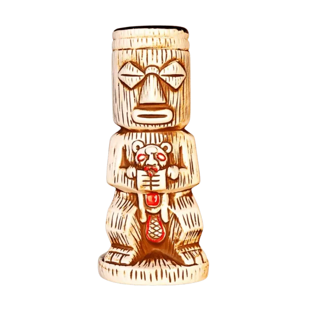 Cocktail Ceremony Samizun Wood Grain tiki mug ceramica 600 ml