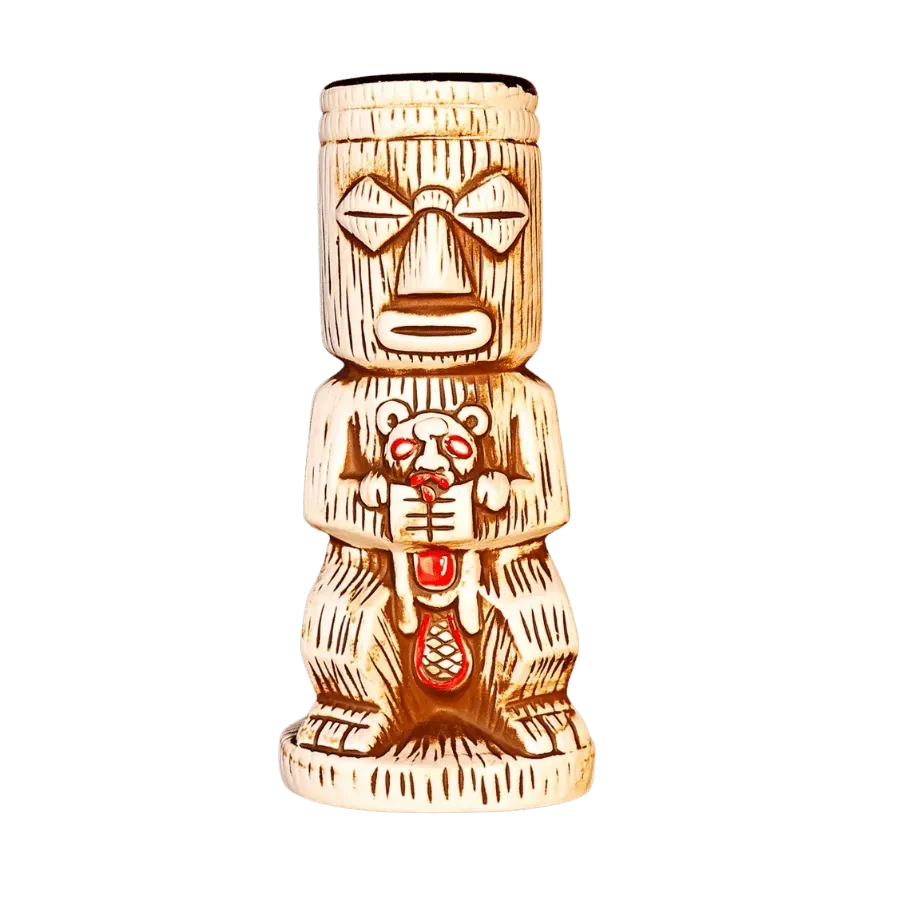 Cocktail Ceremony Samizun Wood Grain tiki mug ceramica 600 ml