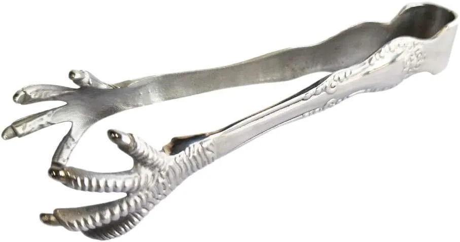 Cocktail Ceremony Eagle Claw pinza ghiaccio argento artiglio