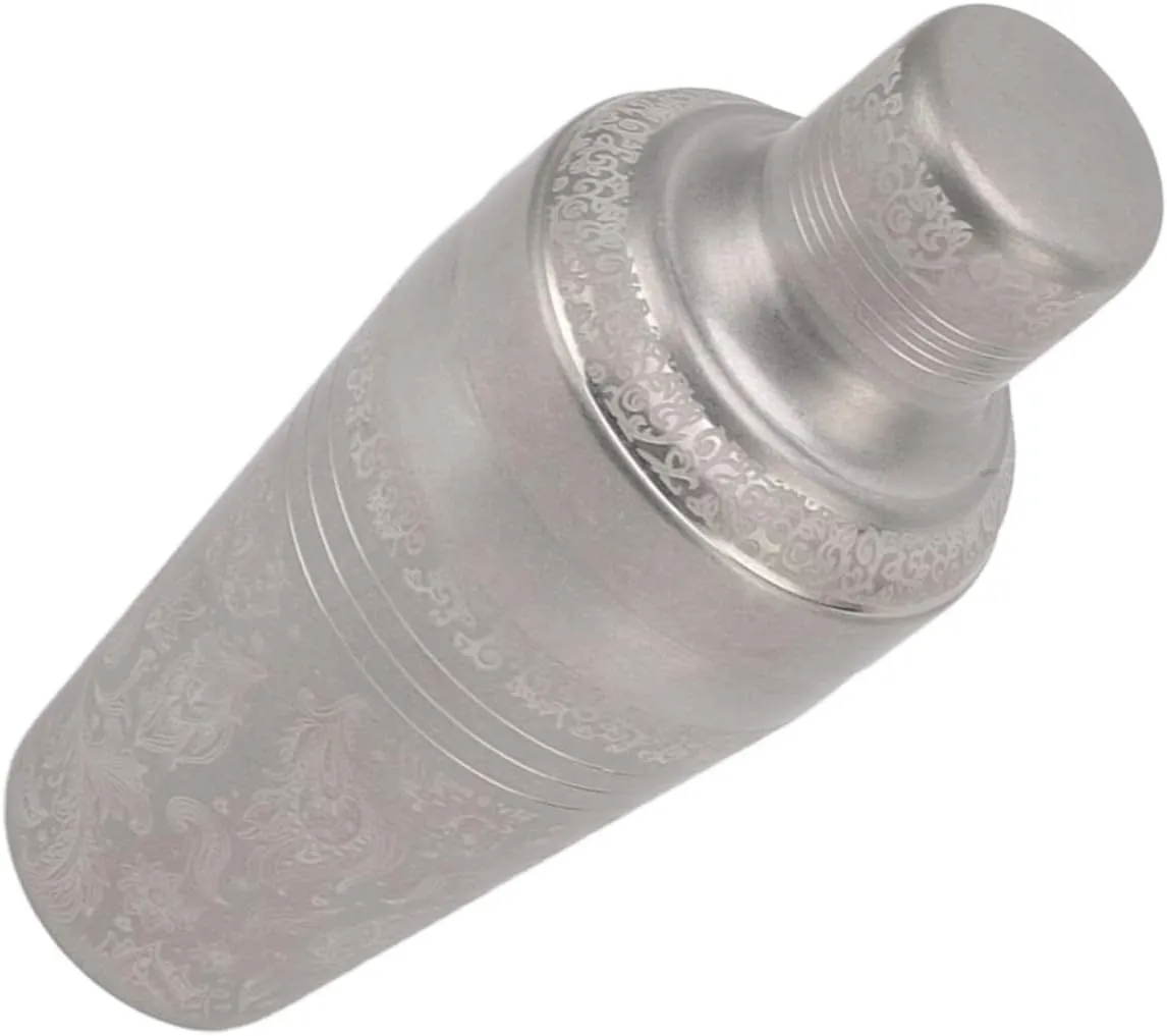 Cocktail Ceremony Vintage shaker cobbler argento acciaio inox