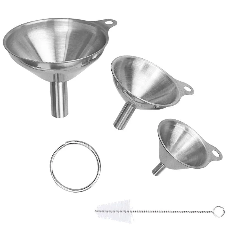 Cocktail Ceremony Mini Funnel Set imbuti mini con spazzolino