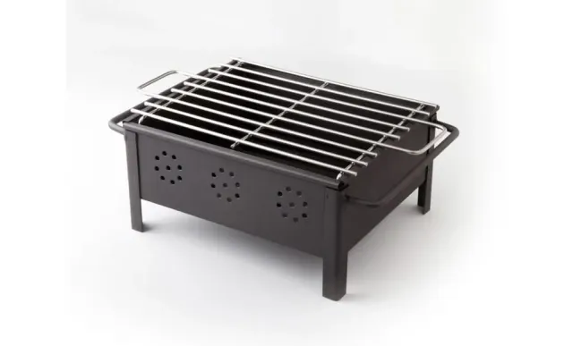Showbar Mini Barbecue da tavolo 25x20 cm griglia carbone portatile