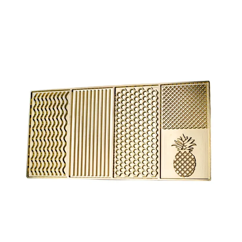 Cocktail Ceremony Ice Stamp timbro per ghiaccio ottone 20x10cm