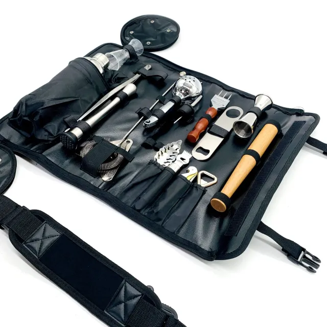 Showbar Deluxe Roll-up borsa barman vuota arrotolabile attrezzi
