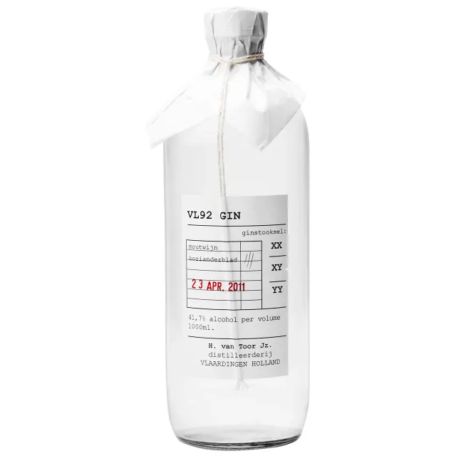 VL 92 Gin Bottiglia 70 cl Distillato Secco Aromatico