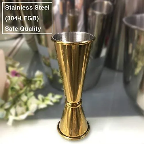 Sky Fish Vking Golden Jigger Misurino Cocktail Oro Acciaio