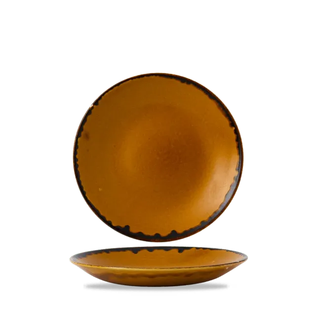 Showbar Harvest Brown Deep Coupe piatto fondo 25,5 cm 6 pezzi