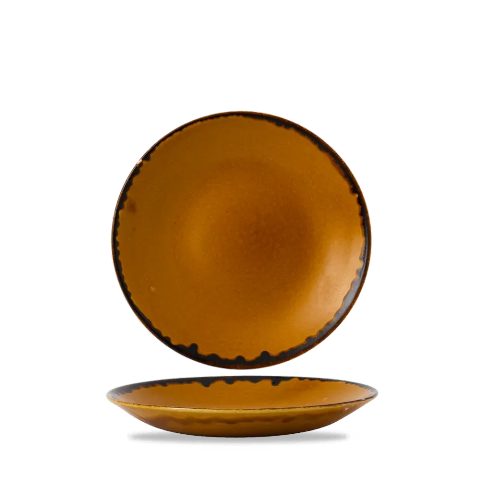 Showbar Harvest Brown Deep Coupe piatto fondo 25,5 cm 6 pezzi
