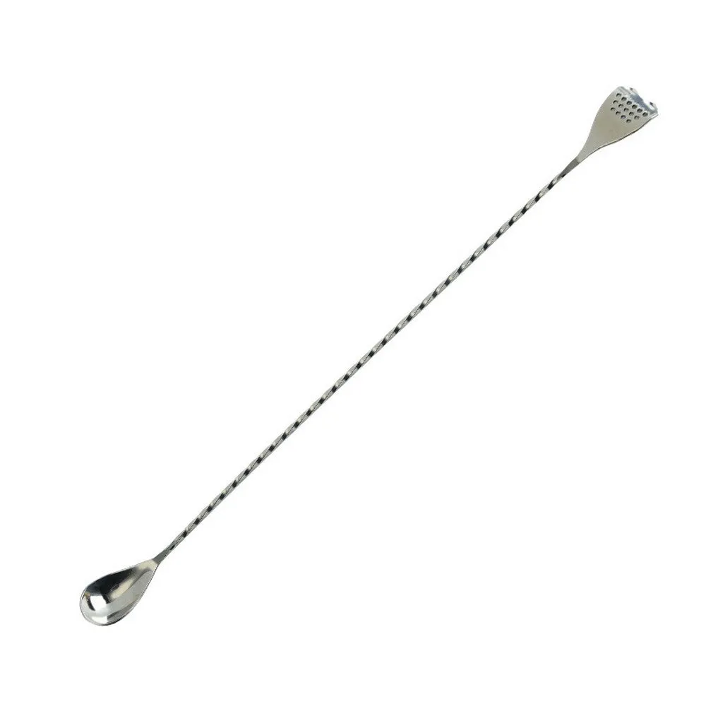 Cocktail Ceremony Strainer bar spoon acciaio 30 cm argento