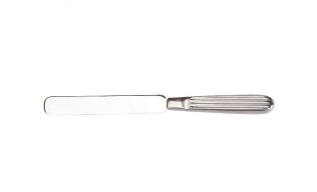 Showbar spatola retta 19 cm acciaio da banco casa