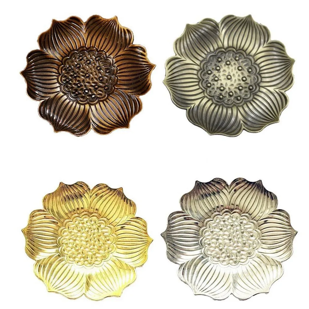 Cocktail Ceremony Flower sottobicchieri metallo bronzo set 6 pz