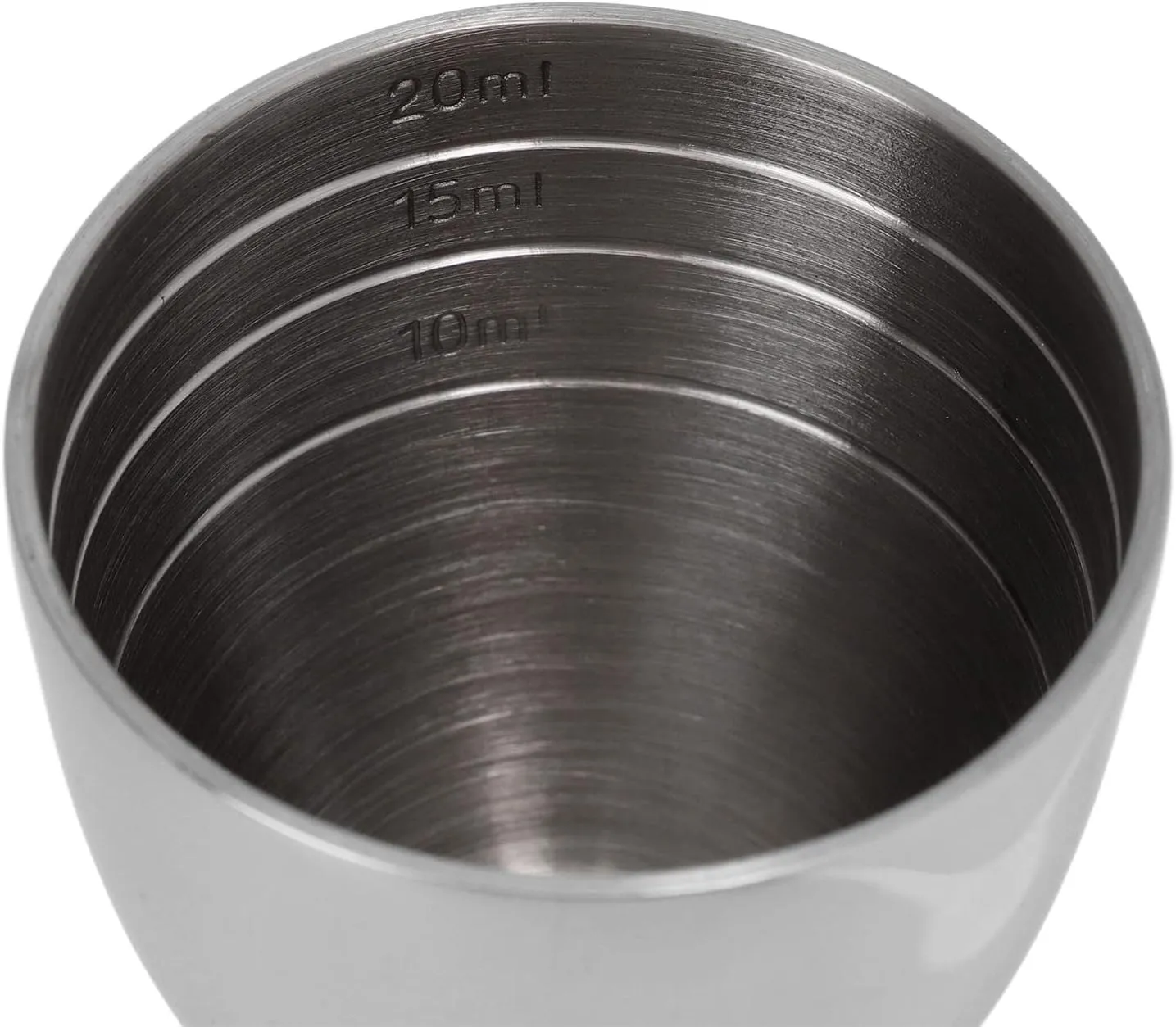 Cocktail Ceremony Hourglass jigger 30/50 ml nero acciaio