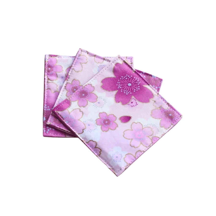Cocktail Ceremony Pink Cherry Blossom sottobicchiere tessuto 9x9 cm