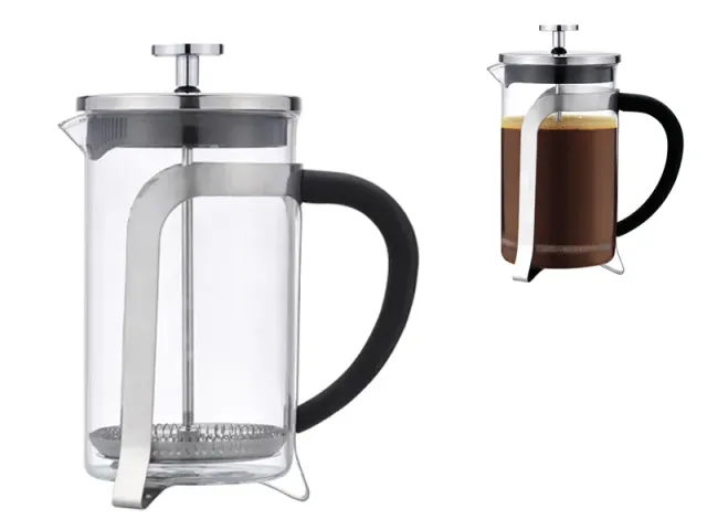 Showbar French Press Caffettiera 60 cl Vetro Acciaio