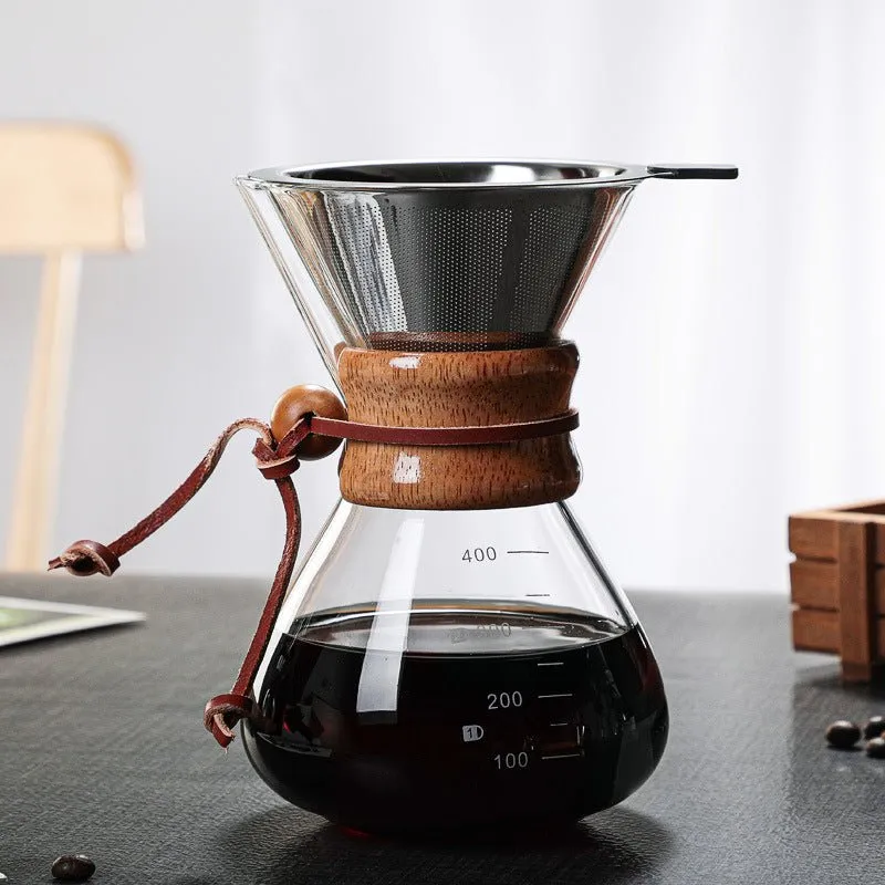 Cocktail Ceremony V60 dripper caffè vetro 600 ml con filtro