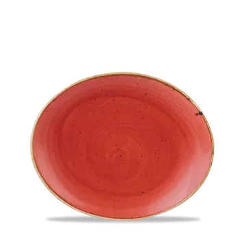 Churchill Stonecast vassoio ovale rosso 19 cm 6 pezzi