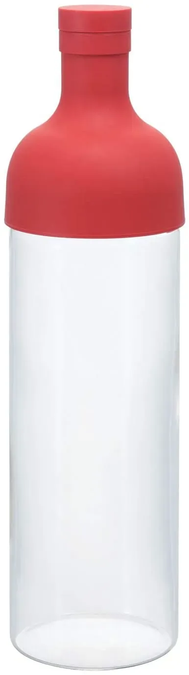 Hario Filter in Bottle bottiglia tè freddo 750 ml rossa