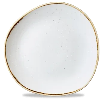 Churchill Stonecast Trace Bianco piatto piano 28,6 cm 6 pezzi
