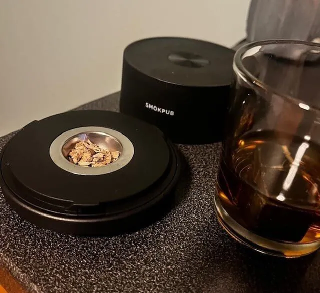 Smokepub Complete Set Affumicatore Cocktail Elettrico Legno