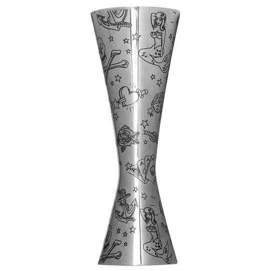 Showbar Urban Bar Tattoo Aero jigger 1oz/2oz acciaio