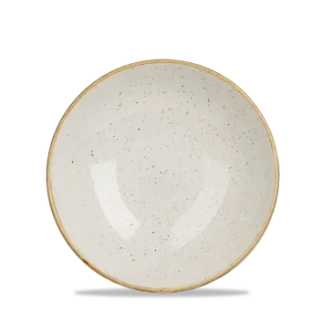 Churchill Stonecast piatto fondo 18,2 cm bianco puntinato 6 pz