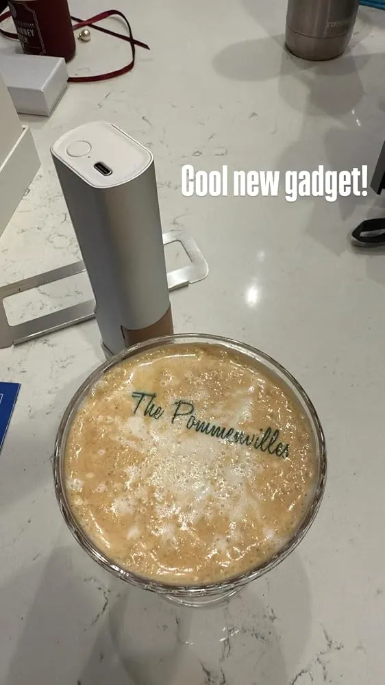 EVEBOT PrintPen stampante alimentare inchiostro nero + righello bluetooth