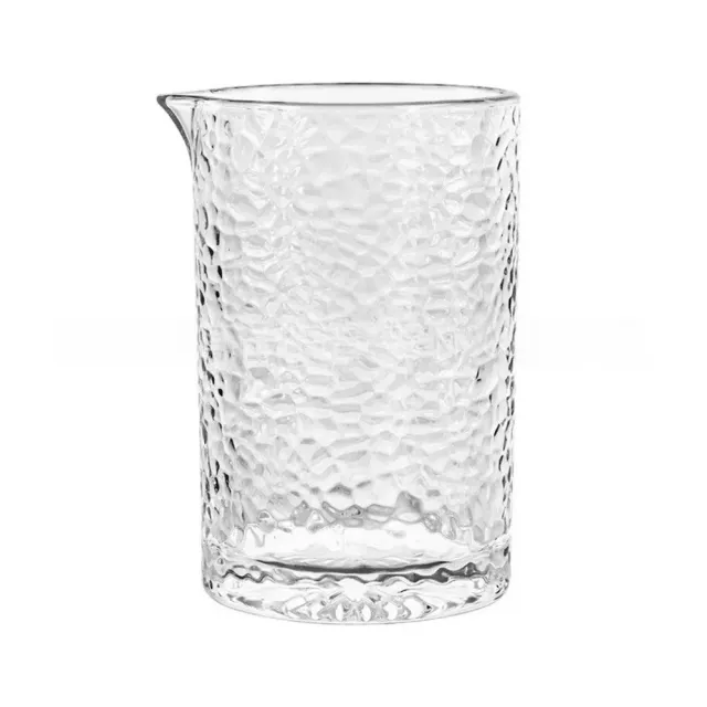 Cocktail Ceremony Mixing Glass Dent 680ml Vetro Bugnato