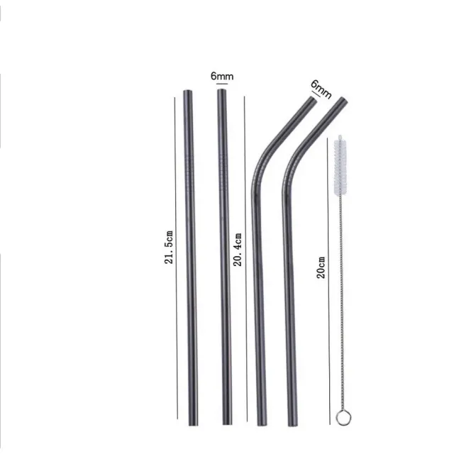 Cocktail Ceremony Cannucce Metallo 21cm 10pz Miste