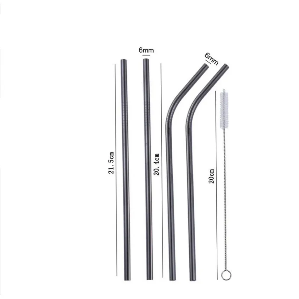 Cocktail Ceremony Cannucce Metallo 21cm 10pz Miste
