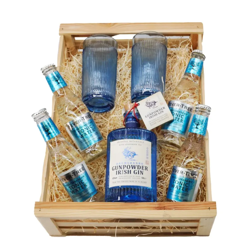 Drumbshanbo Gunpowder Gin Tonic gift pack gin 50 cl agrumi