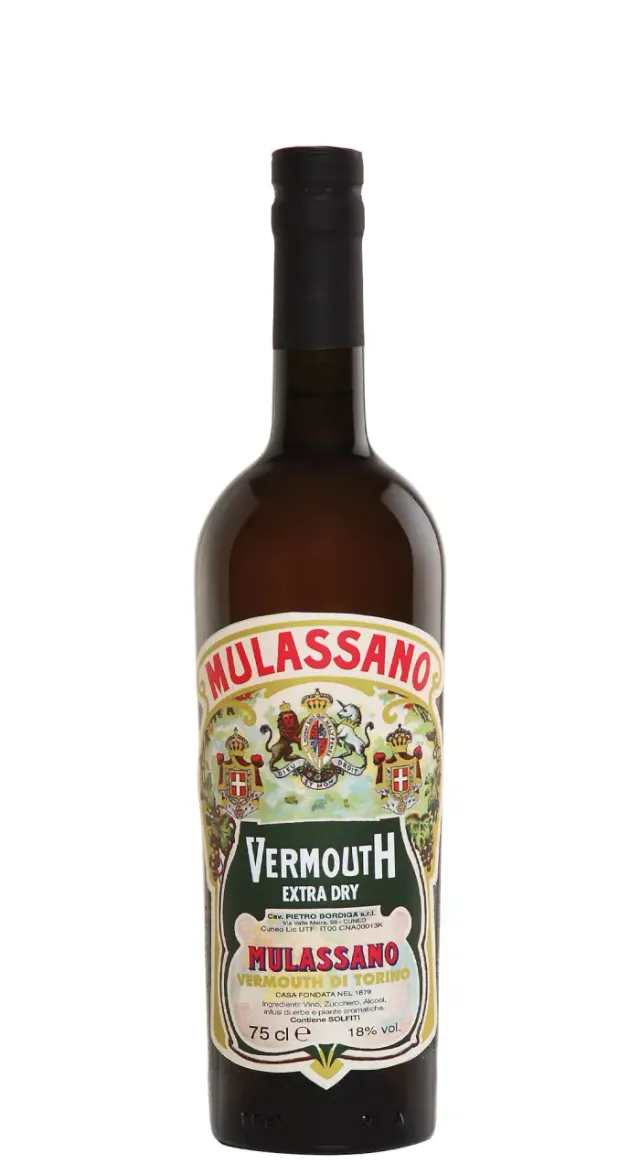 Mulassano Vermouth Extra Dry secco da miscelazione