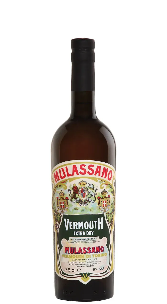 Mulassano Vermouth Extra Dry secco da miscelazione
