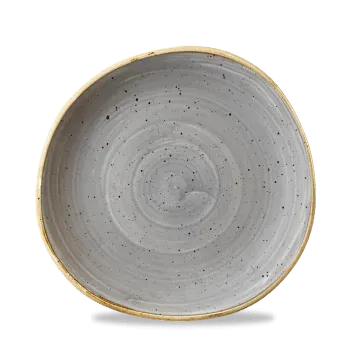 Churchill Stonecast Trace piatto piano 21 cm grigio 6 pz