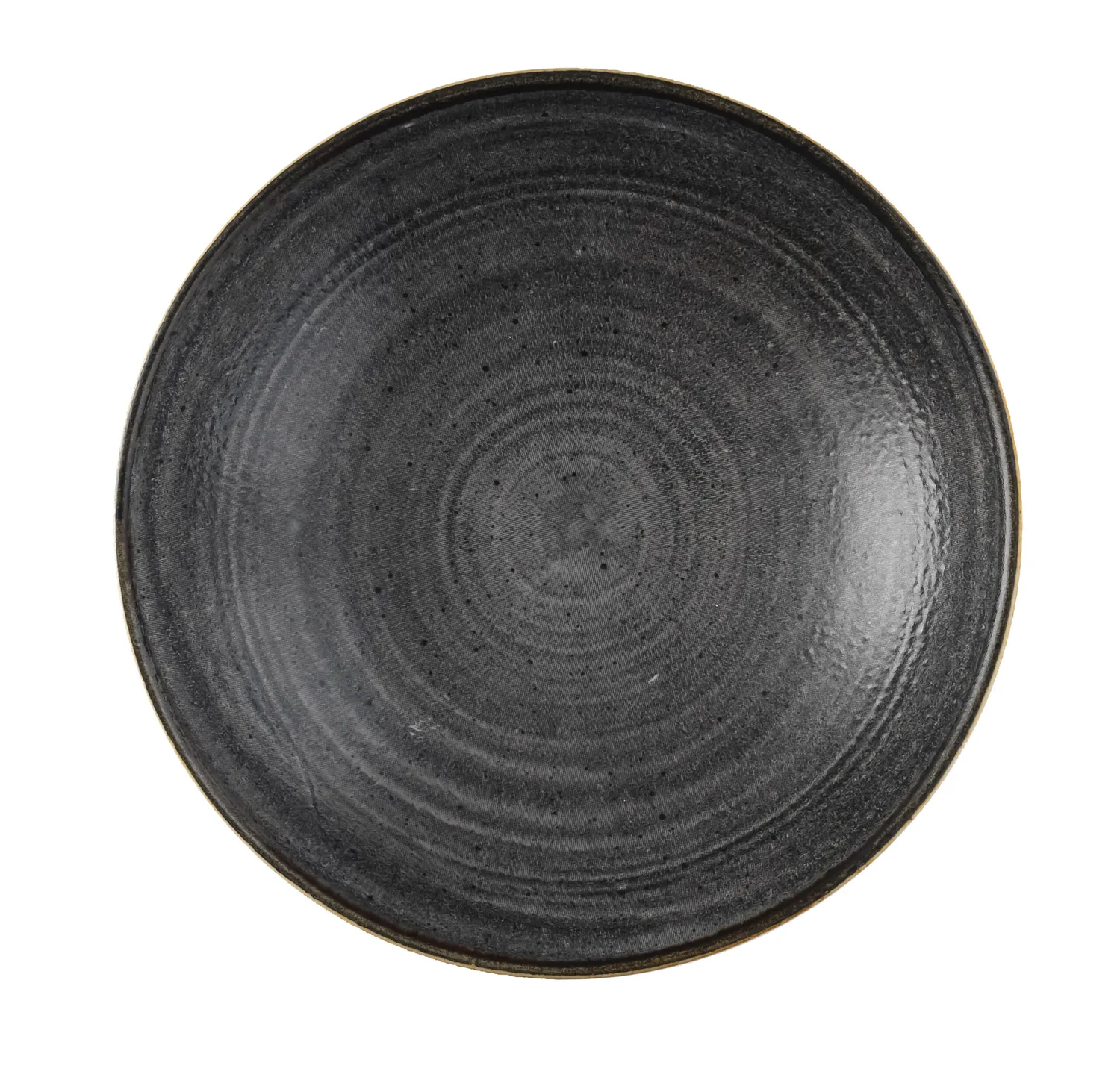 Showbar Stonecast Raw Black piatto fondo 18,2 cm 6 pezzi nero