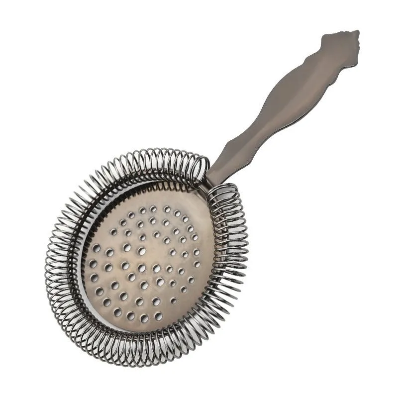 Cocktail Ceremony Vintage strainer Hawthorne acciaio argento