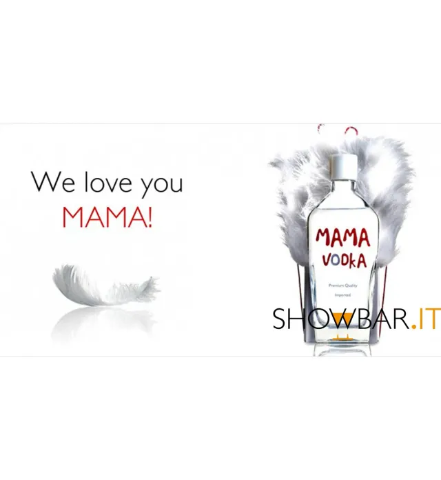 Mama Vodka Classica Bottiglia Servizio Liscio