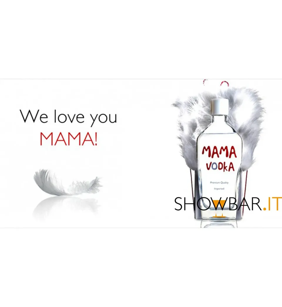 Mama Vodka Classica Bottiglia Servizio Liscio