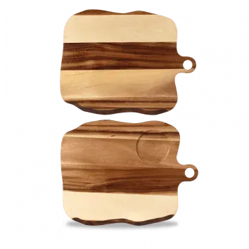Showbar tagliere legno quadrato 27x35 cm