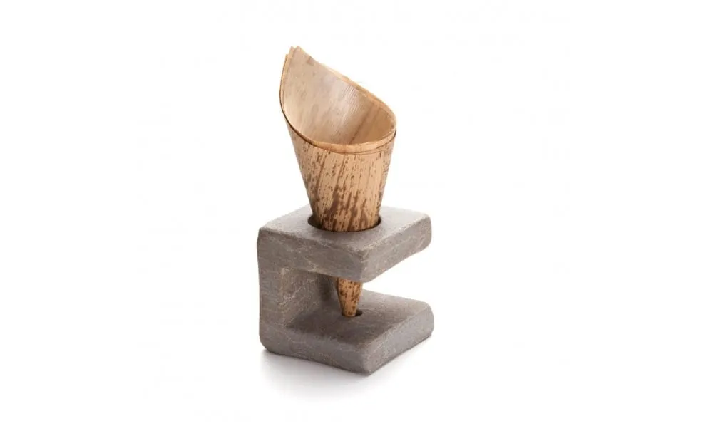 Barchef supporto coni pietra macael 8 cm