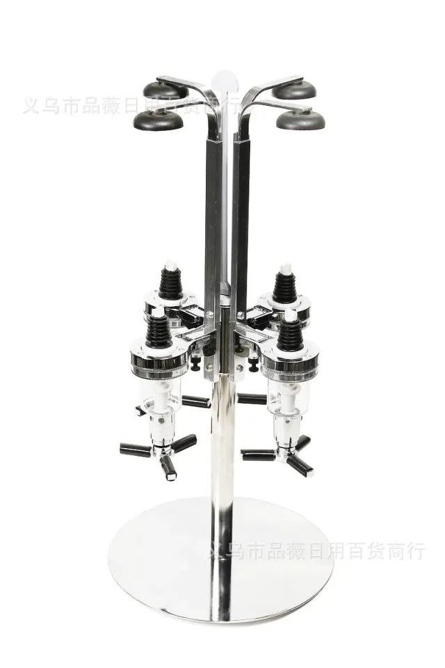 Cocktail Ceremony rack 4 versatori dosatori 25ml auto-pour