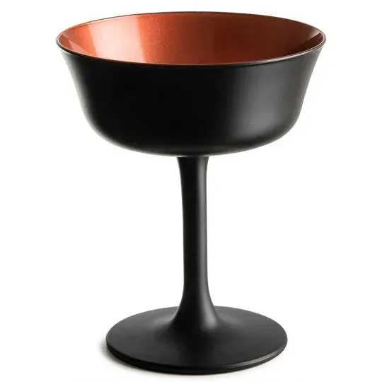 Urban Bar Oro Nero Fizzio Coppa Champagne 26cl 6 Pezzi