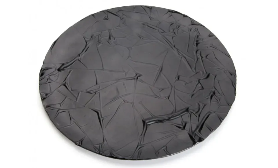 Showbar Stucco Nero piatto 27 cm nero opaco