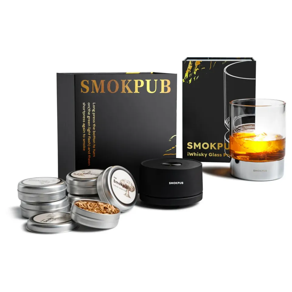 Smokepub Smoker bicchiere whiskey raffreddante bundle