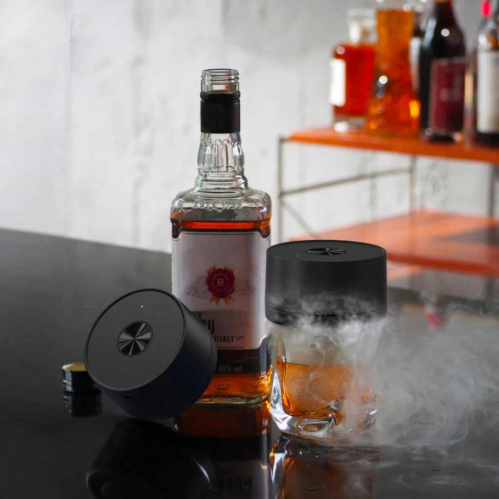 Smokepub Complete Set Affumicatore Cocktail Elettrico Legno