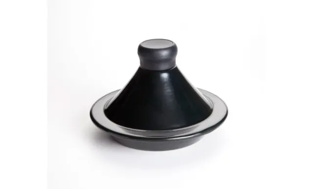 Tajine Nera Miniatura 14 cm Servizio 4 Pezzi Porcellana