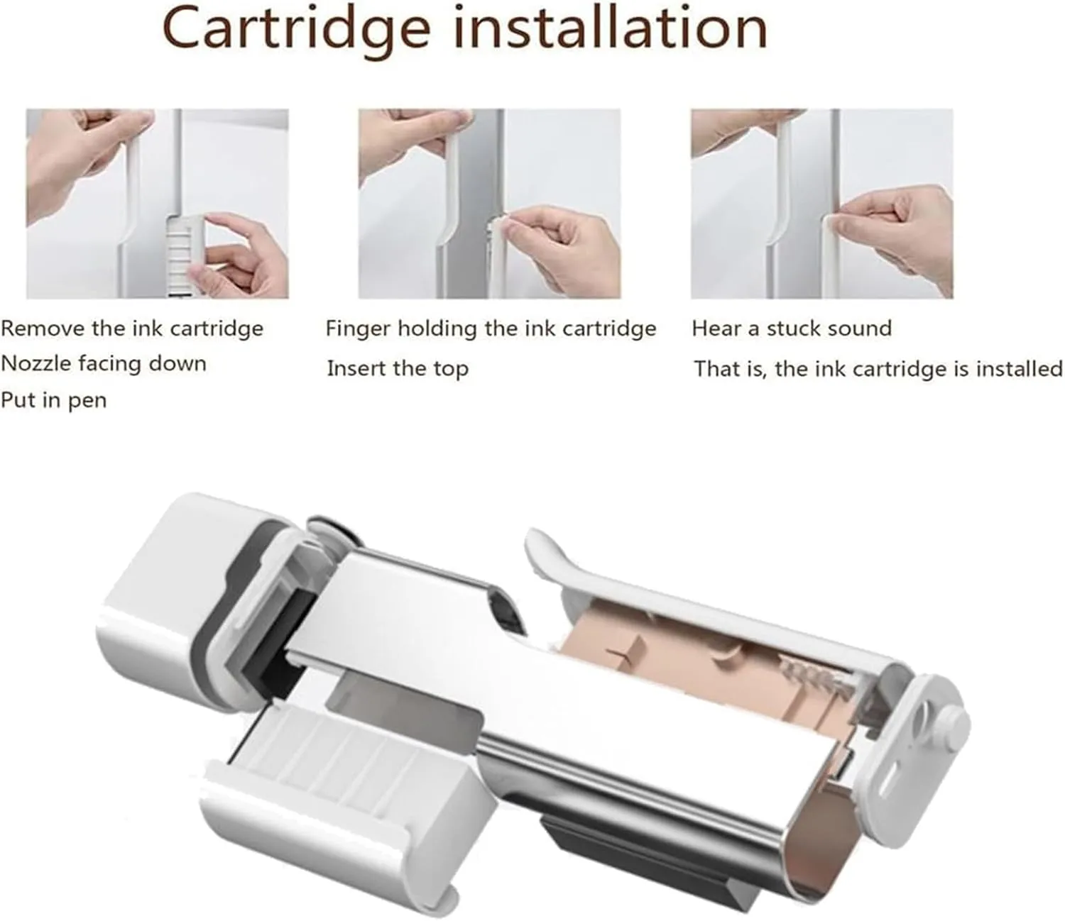 EVEBOT PrintPen stampante alimentare inchiostro nero + righello bluetooth