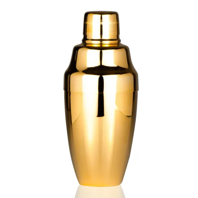 Showbar Lorraine Cobbler shaker 500 ml oro acciaio
