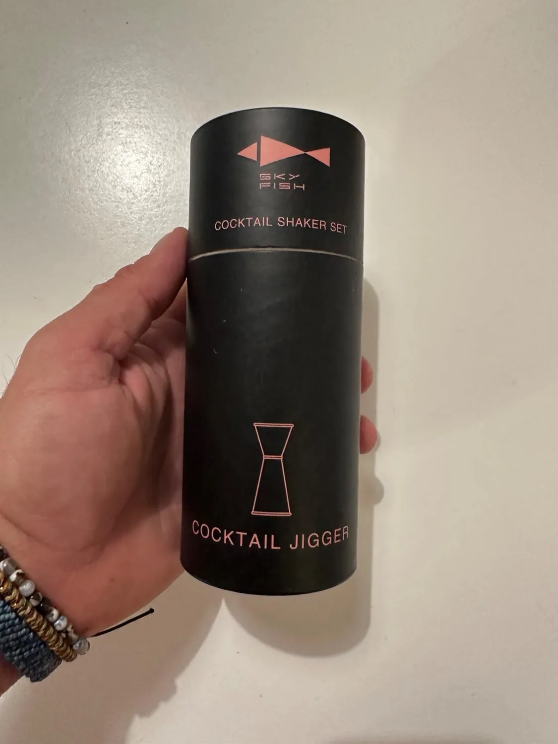 Sky Fish Jigger Cocktail Giapponese 1/2 oz Rame Antico 3D Inox