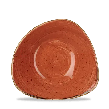 Showbar Stonecast Rosso Mattone Piatto Fondo Triangolare 18,5cm 6pz
