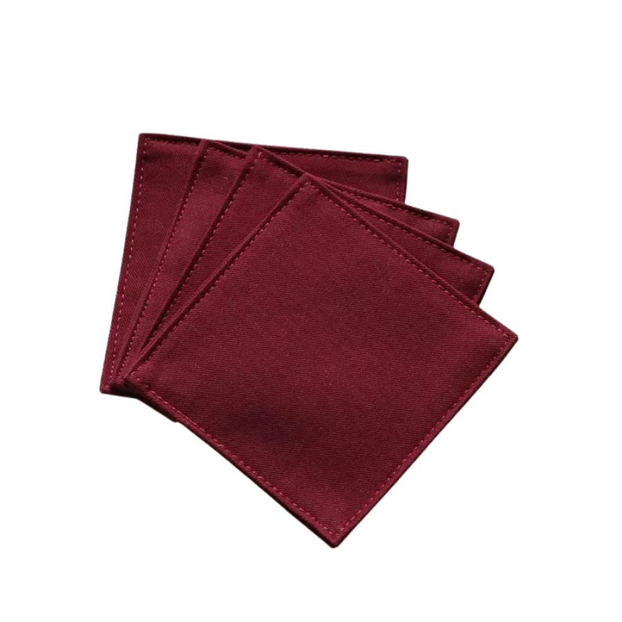 Cocktail Ceremony Red Wine sottobicchiere stoffa 9x9 cm